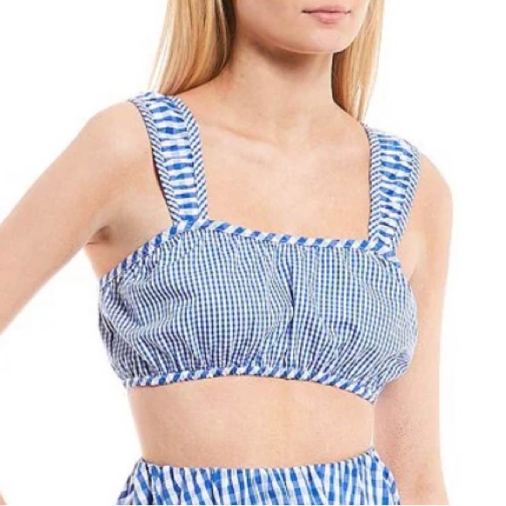 NEW Copper Keyโ Gingham Print Ultra Crop Top.